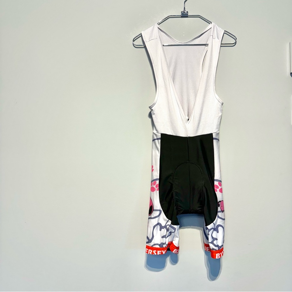 Snoopy Bicycle Bib / Black & White / M